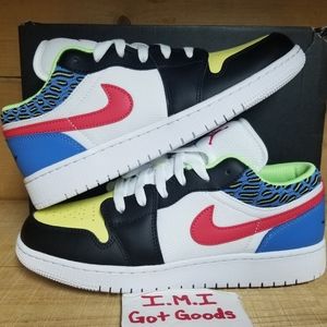 Air Jordan 1 Low 'Fusion' Sz:8 Women or 6.5YOUTH